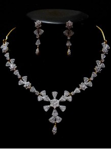 CZ Necklace Set